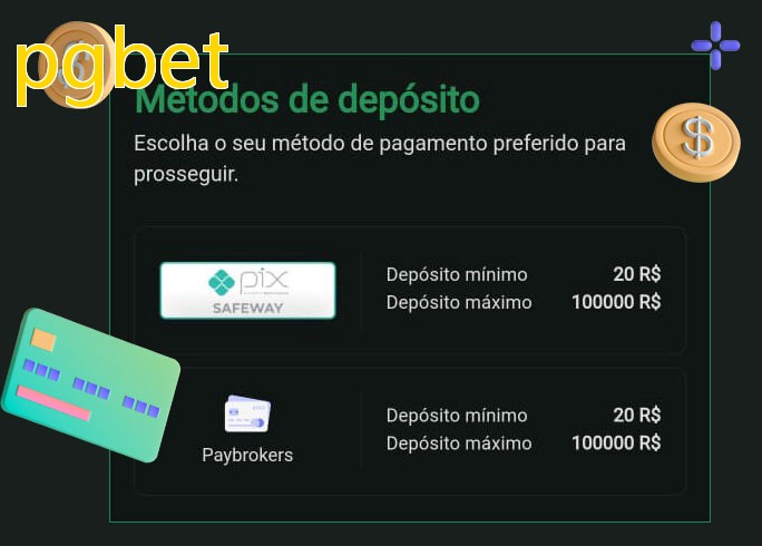 O cassino pgbetbet oferece uma grande variedade de métodos de pagamento