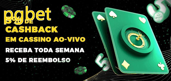 Promoções do cassino ao Vivo pgbet